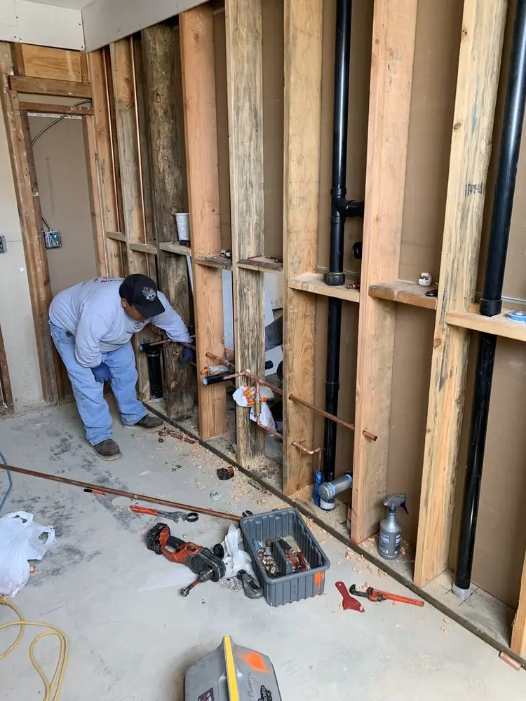 Commercial rough-in plumbing for Gas Line Repair in Joppa